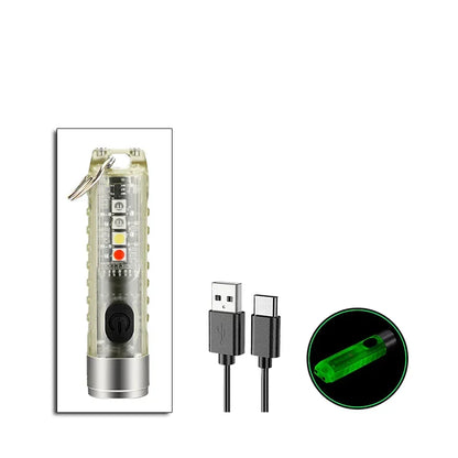 Magnet Multifunction Warning Camping Flashlight